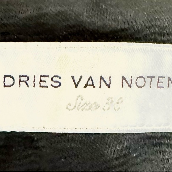 Dries Van Noten Green Wool Longline Vest Size 38 / 8 Excellent Condition - Picture 5 of 9